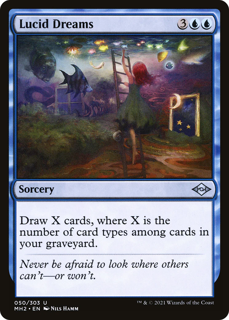 Lucid Dreams (MH2-050) - Modern Horizons 2 Foil [Uncommon]