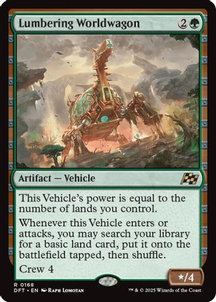 Lumbering Worldwagon (DFT-168) - Aetherdrift [Rare]
