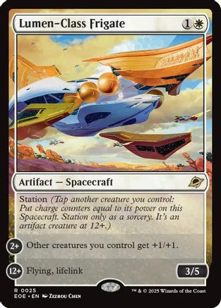 Lumen-Class Frigate (EOE-025) - Edge of Eternities Foil [Rare]