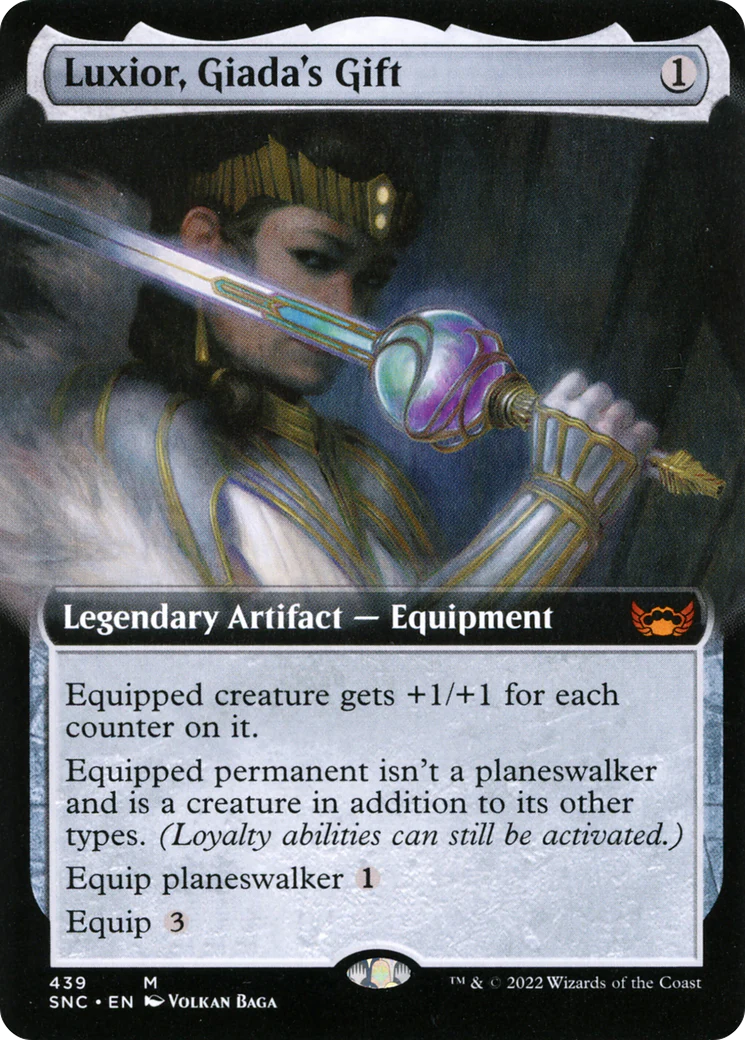 Luxior, Giada's Gift (SNC-439) - Streets of New Capenna: (Extended Art) Foil [Mythic]