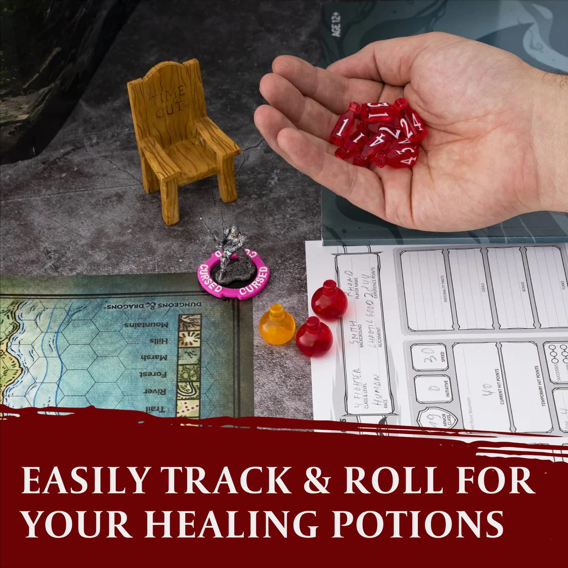 Lynx - Dungeons & Dragons Healing Potion Markers & Dice - Image 4