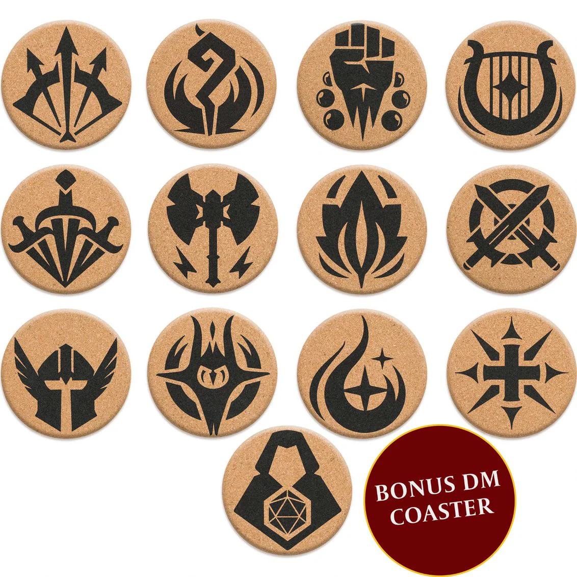 Lynx - RPG Class & DM Icon Coasters For Dungeons & Dragons (13ct) - Image 2