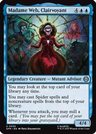 Madame Web, Clairvoyant (SPM-036) - Marvel's Spider-Man Foil [Uncommon]