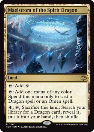 Maelstrom of the Spirit Dragon (TDM-260) - Tarkir: Dragonstorm [Rare]
