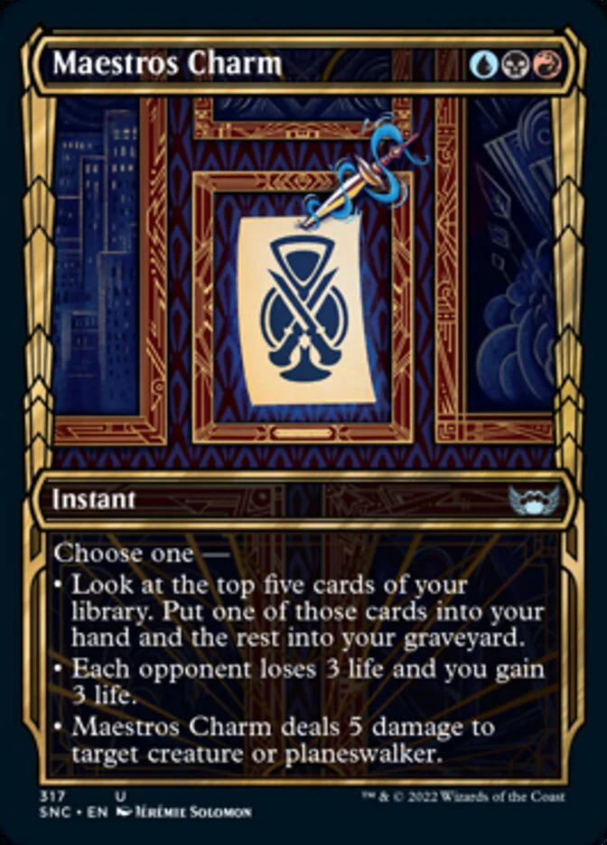 Maestros Charm (SNC-317) - Streets of New Capenna: (Showcase) [Uncommon]