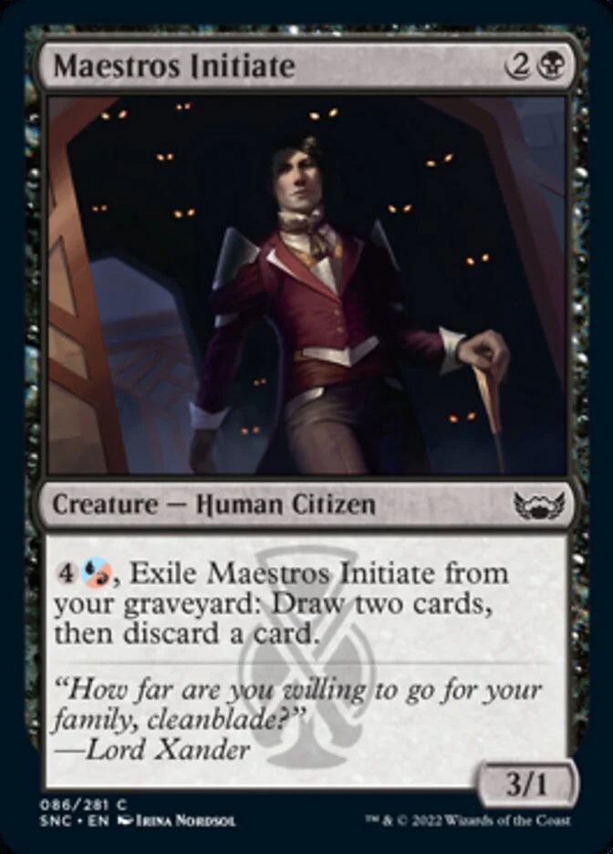 Maestros Initiate (SNC-086) - Streets of New Capenna [Common]
