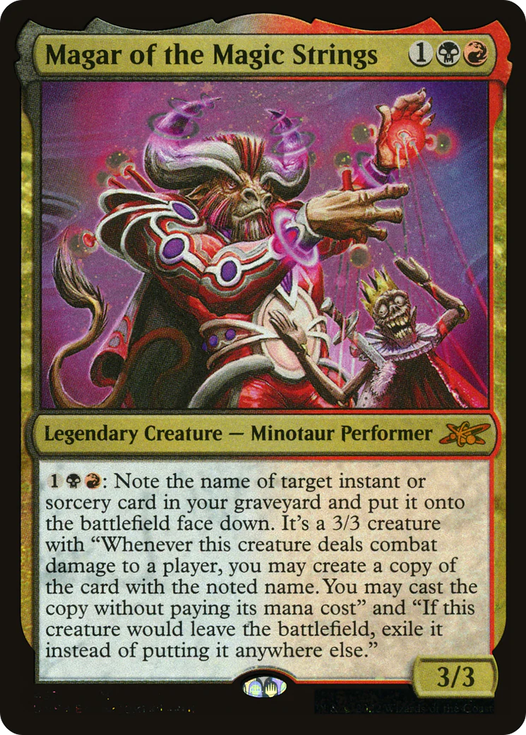 Magar of the Magic Strings (UNF-457) - Unfinity Galaxy Foil [Mythic]