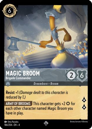 Magic Broom - Brigade Commander (186/204) - Ursulas Return  [Super Rare]