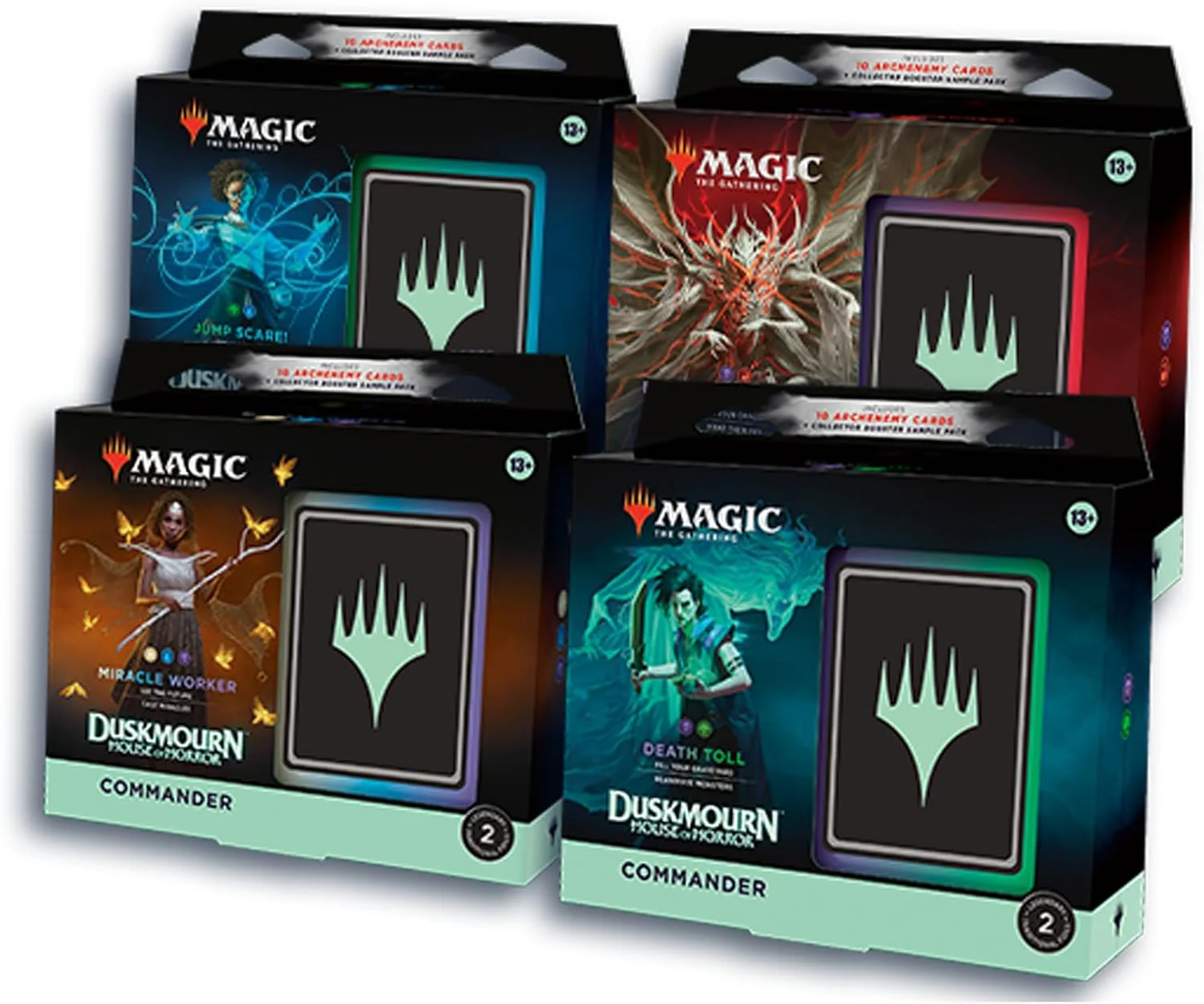 Magic: The Gathering Duskmourn: House of Horror Commander Decks (Set of 4)