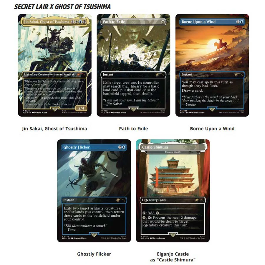 Magic: The Gathering - Secret Lair: Playstation: Ghosts of Tsushima: Shadow Samurai