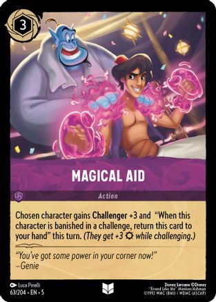 Magical Aid (63/204) - Shimmering Skies Cold Foil [Uncommon]
