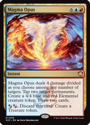 Magma Opus (SOC-318) - Commander: Secrets of Strixhaven [Mythic]