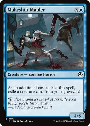 Makeshift Mauler (INR-073) - Innistrad Remastered Foil [Common]