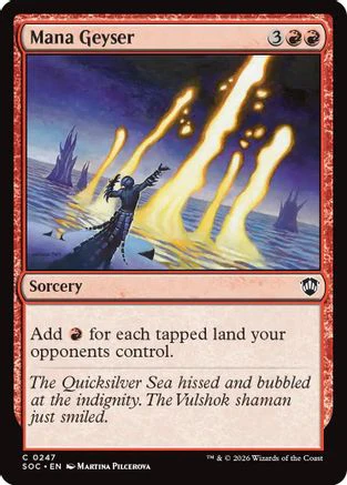 Mana Geyser (SOC-247) - Commander: Secrets of Strixhaven [Common]