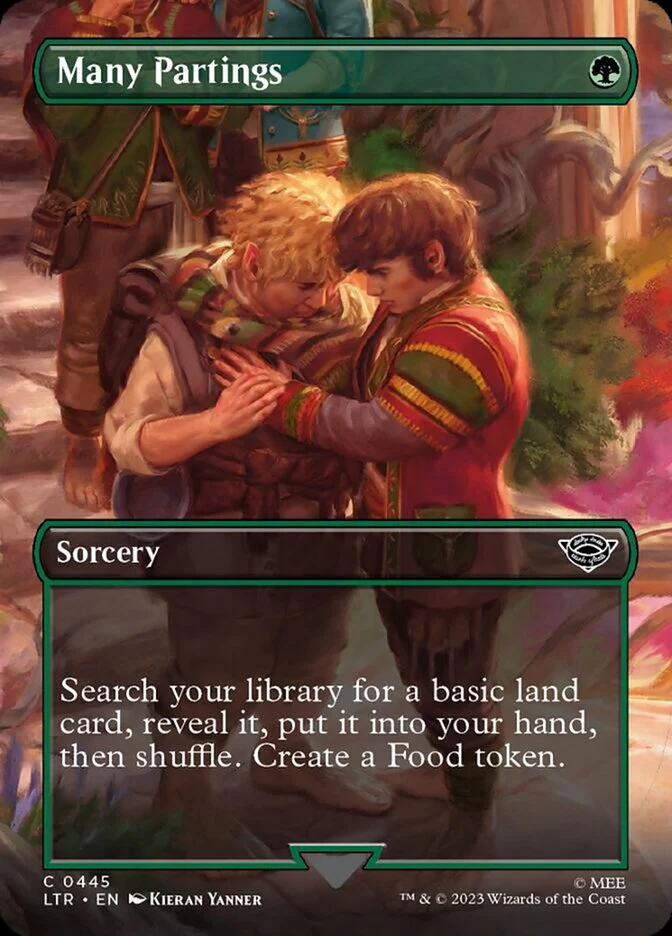 Many Partings (LTR-445) - The Lord of the Rings: Tales of Middle-earth (Borderless) [Common]