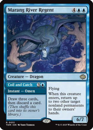 Marang River Regent (TDM-051) - Tarkir: Dragonstorm Foil [Rare]