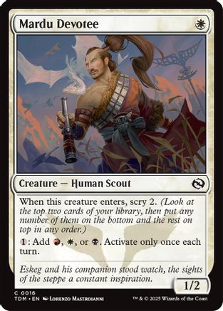 Mardu Devotee (TDM-016) - Tarkir: Dragonstorm [Common]
