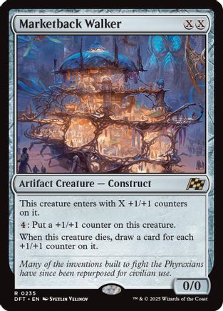 Marketback Walker (DFT-235) - Aetherdrift Foil [Rare]