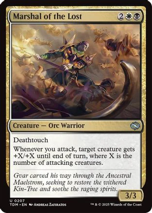 Marshal of the Lost (TDM-207) - Tarkir: Dragonstorm Foil [Uncommon]