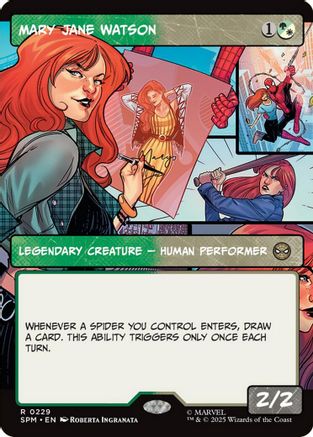 Mary Jane Watson (Borderless) (SPM-229) - Marvel's Spider-Man Foil [Rare]