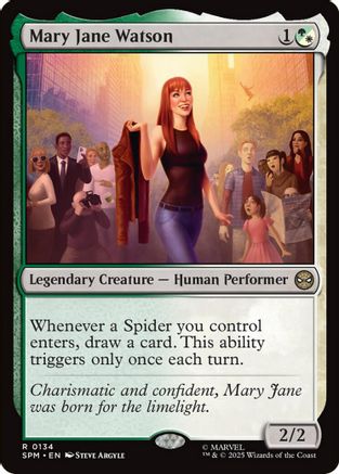 Mary Jane Watson (SPM-134) - Marvel's Spider-Man Foil [Rare]
