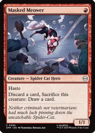 Masked Meower (SPM-082) - Marvel's Spider-Man Foil [Common]
