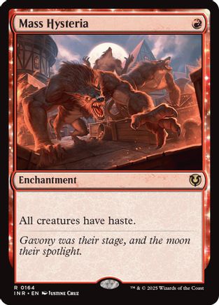Mass Hysteria (INR-164) - Innistrad Remastered Foil [Rare]