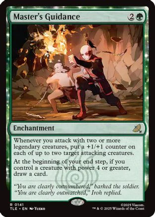 Master's Guidance (TLE-141) - Avatar: The Last Airbender: Eternal-Legal Foil [Rare]