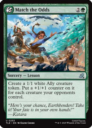 Match the Odds (TLE-253) - Avatar: The Last Airbender: Eternal-Legal [Uncommon]