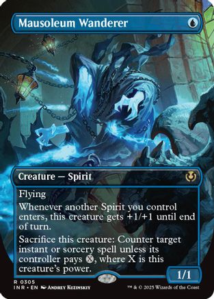 Mausoleum Wanderer (Borderless) (INR-305) - Innistrad Remastered Foil [Rare]