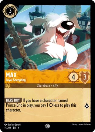Max - Loyal Sheepdog (14/204) - Ursulas Return Cold Foil [Common]