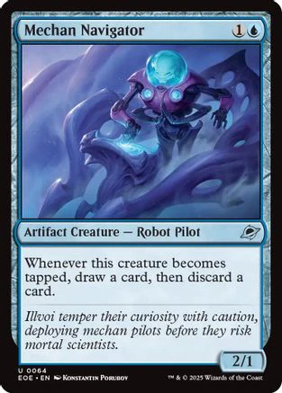 Mechan Navigator (EOE-064) - Edge of Eternities Foil [Uncommon]