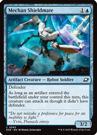 Mechan Shieldmate (EOE-065) - Edge of Eternities Foil [Common]