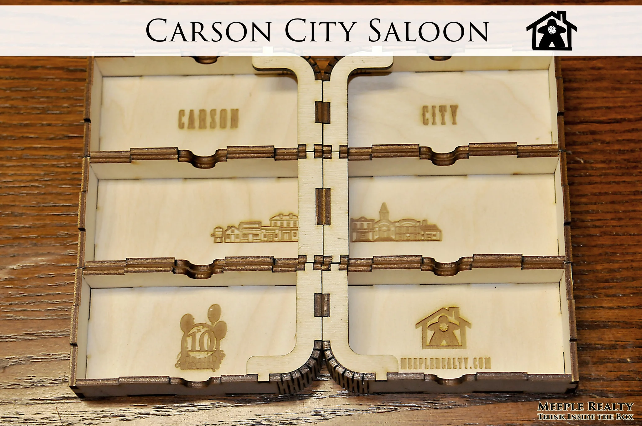 Meeple Realty - Carson City Saloon (Compatible with CARSON CITY: BIG BOX™) *PRE-ORDER* - Image 11