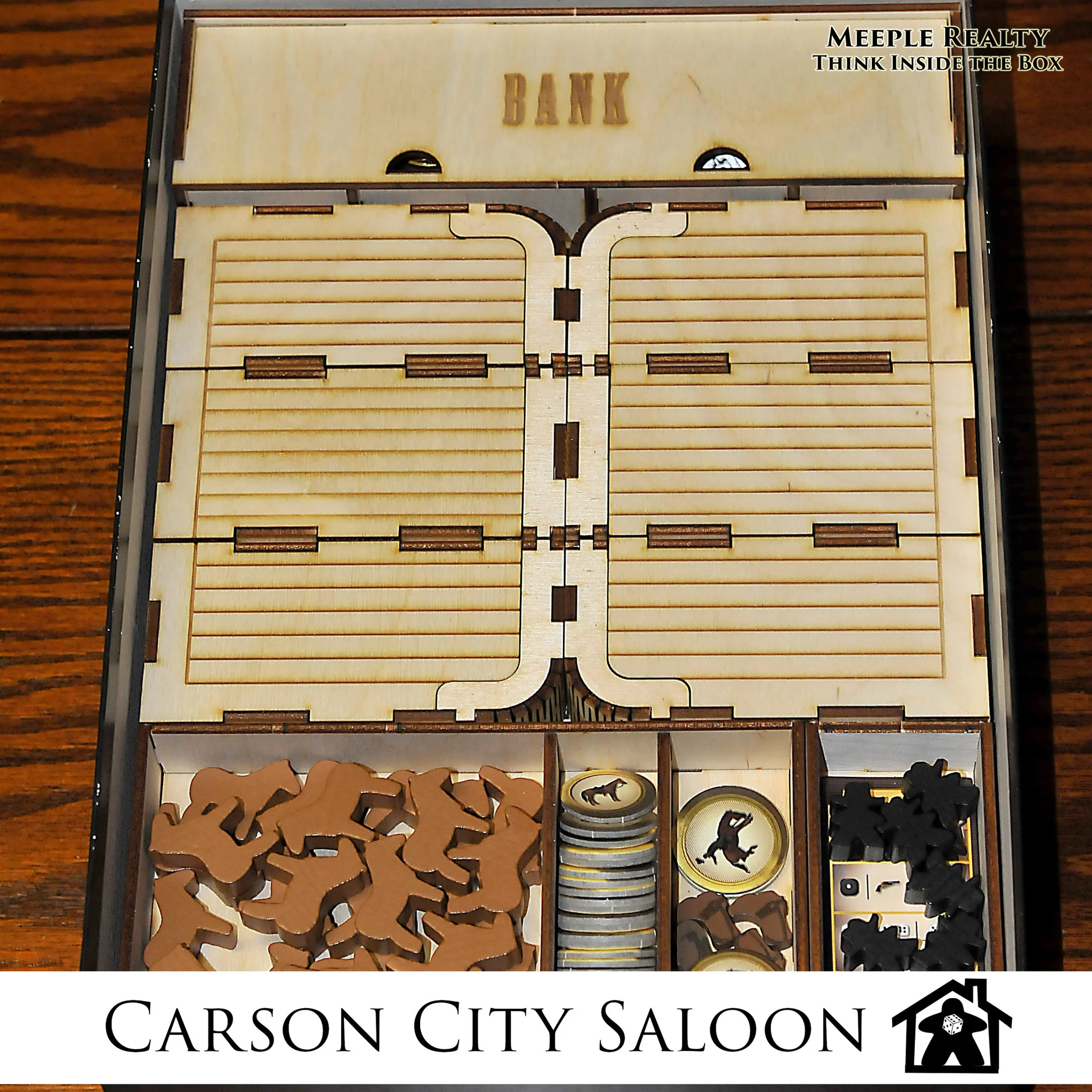 Meeple Realty - Carson City Saloon (Compatible with CARSON CITY: BIG BOX™) *PRE-ORDER* - Image 3