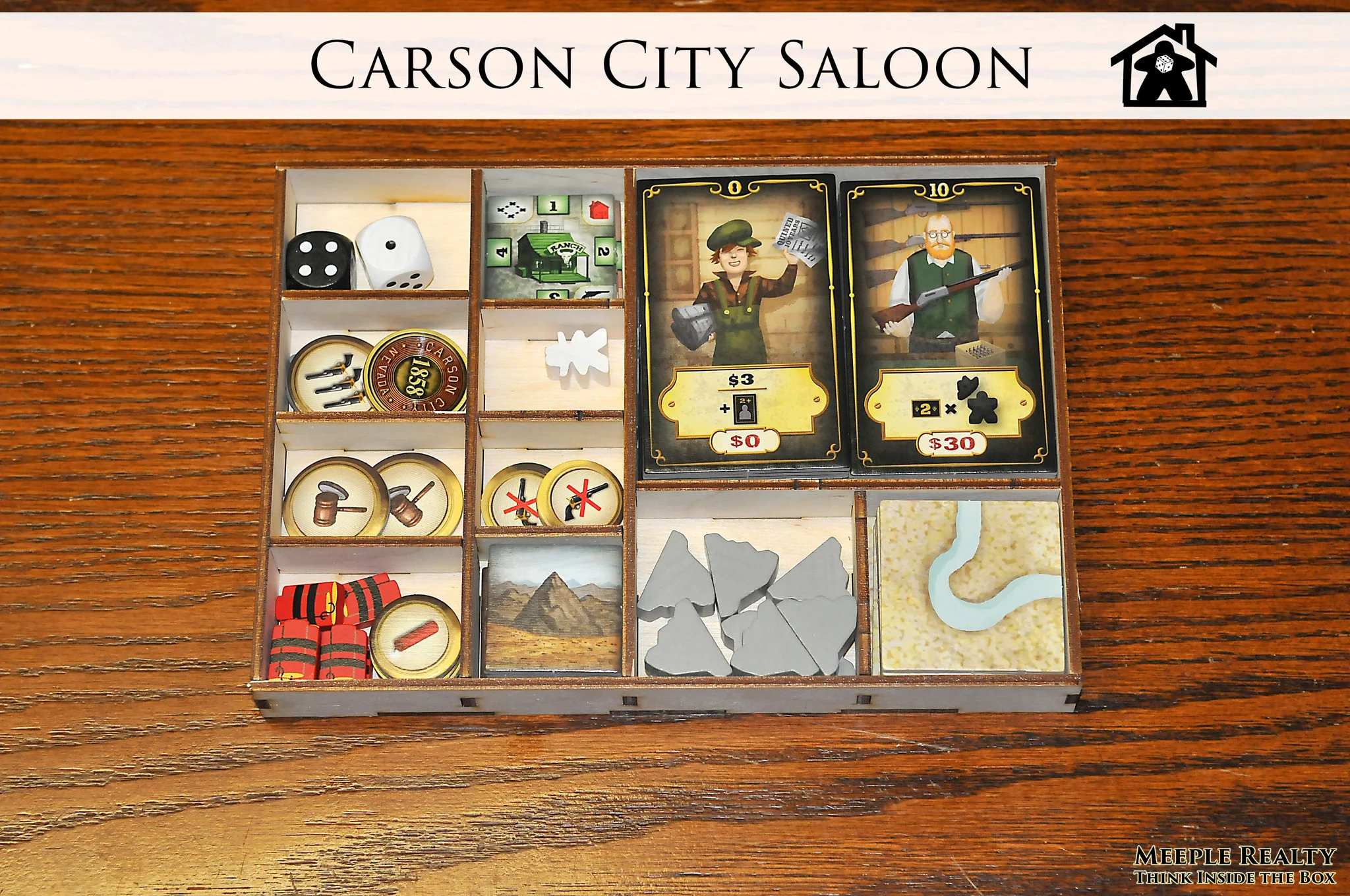Meeple Realty - Carson City Saloon (Compatible with CARSON CITY: BIG BOX™) *PRE-ORDER* - Image 6