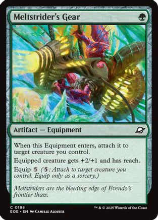 Meltstrider's Gear (EOE-198) - Edge of Eternities Foil [Common]
