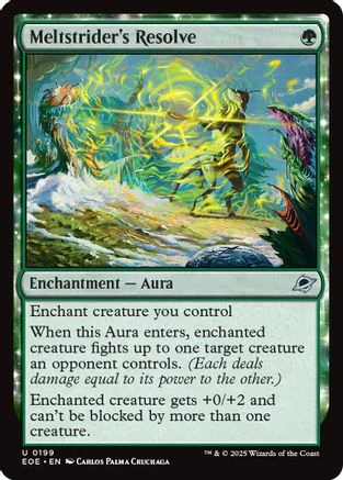 Meltstrider's Resolve (EOE-199) - Edge of Eternities Foil [Uncommon]
