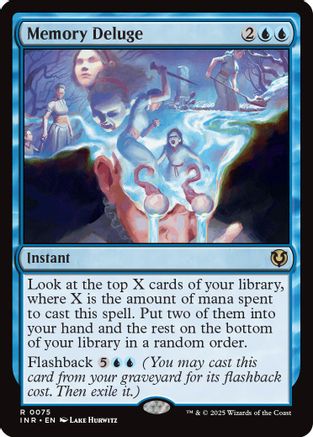 Memory Deluge (INR-075) - Innistrad Remastered [Rare]