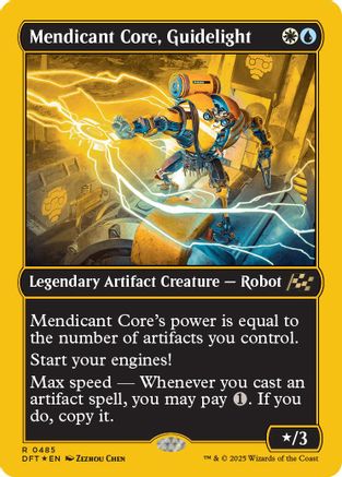 Mendicant Core, Guidelight (First-Place Foil) (DFT-485) - Aetherdrift Foil [Rare]