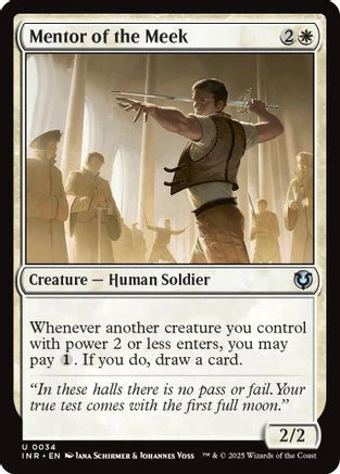 Mentor of the Meek (INR-034) - Innistrad Remastered Foil [Uncommon]