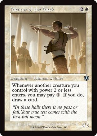 Mentor of the Meek (Retro Frame) (INR-345) - Innistrad Remastered [Uncommon]