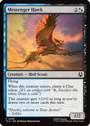 Messenger Hawk (TLA-234) - Avatar: The Last Airbender Foil [Common]
