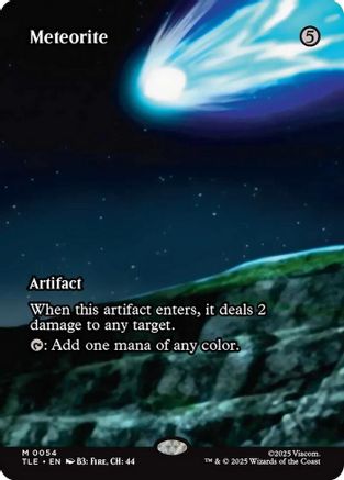 Meteorite (Borderless) (TLE-054) - Avatar: The Last Airbender: Eternal-Legal [Mythic]