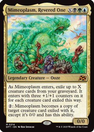 Mimeoplasm, Revered One (DFT-214) - Aetherdrift Foil [Mythic]
