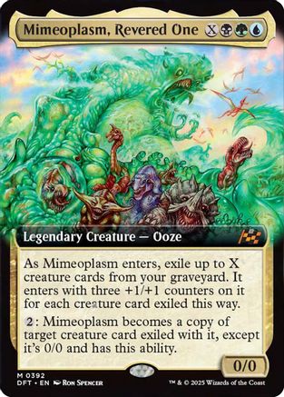 Mimeoplasm, Revered One (Extended Art) (DFT-392) - Aetherdrift [Mythic]