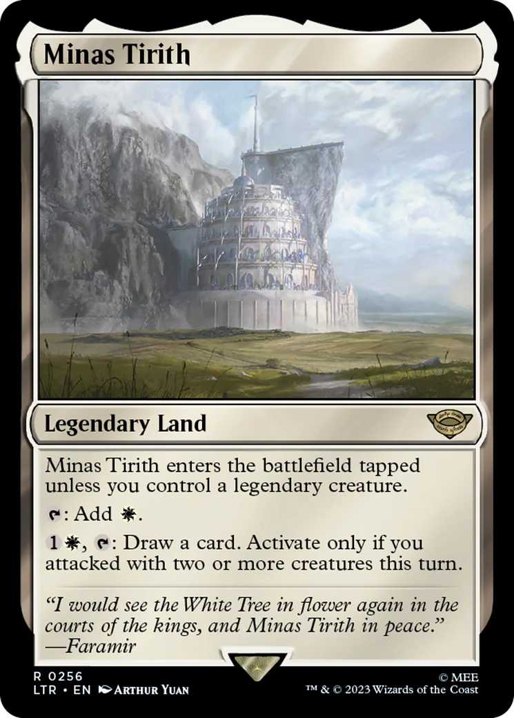 Minas Tirith (LTR-256) - The Lord of the Rings: Tales of Middle-earth [Rare]