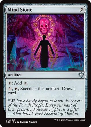 Mind Stone (SOC-352) - Commander: Secrets of Strixhaven [Uncommon]