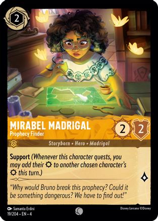 Mirabel Madrigal - Prophecy Finder (19/204) - Ursulas Return Cold Foil [Common]