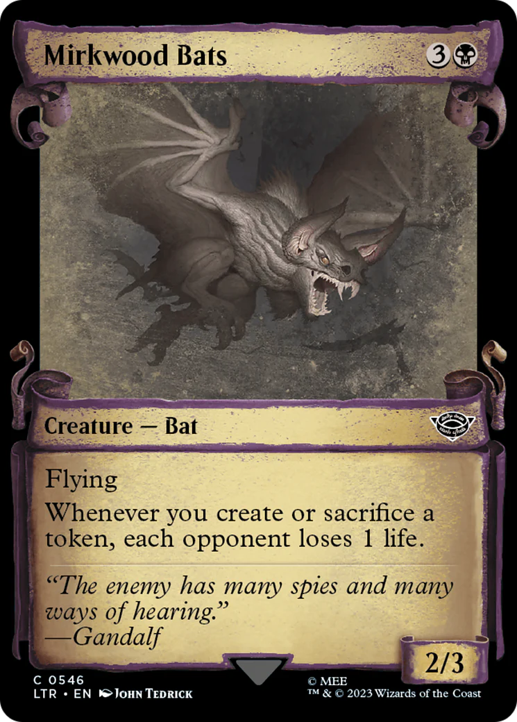 Mirkwood Bats (LTR-546) - The Lord of the Rings: Tales of Middle-earth: (Showcase) Scroll [Common]